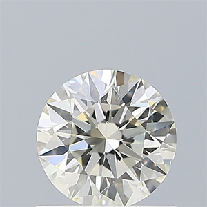 Picture of Natural Diamond 0.55 Carats, Round with Excellent Cut, I Color, VS2 Clarity and Certified by IGI