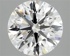 Picture of Lab Grown Diamond 2.52 Carats, Round with Excellent Cut, E Color, VVS2 Clarity and Certified by IGI