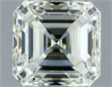 Natural Diamond 1.01 Carats, Asscher with  Cut, K Color, VVS1 Clarity and Certified by IGI