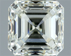 Picture of Natural Diamond 1.01 Carats, Asscher with  Cut, K Color, VVS1 Clarity and Certified by IGI