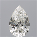 Natural Diamond 0.51 Carats, Pear with  Cut, J Color, VVS1 Clarity and Certified by GIA