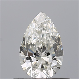 Picture of Natural Diamond 0.51 Carats, Pear with  Cut, J Color, VVS1 Clarity and Certified by GIA