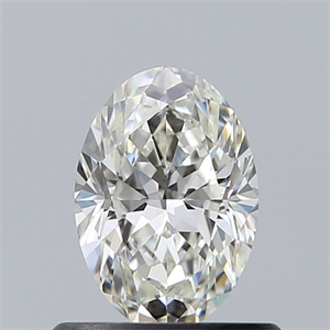 Picture of Natural Diamond 0.63 Carats, Oval with  Cut, H Color, VVS1 Clarity and Certified by GIA