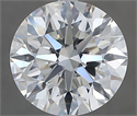 Natural Diamond 2.50 Carats, Round with Excellent Cut, H Color, VS2 Clarity and Certified by GIA