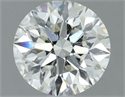 Natural Diamond 1.60 Carats, Round with Excellent Cut, J Color, SI2 Clarity and Certified by IGI