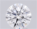 Del inventario de diamantes de laboratorio, 2.09 quilates, Redondo , Color E, claridad VVS2 y certificado IGI