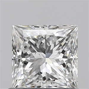 Foto Diamante Natural 0.72 quilates, Princesa , Color H, claridad VS2 y certificado GIA de