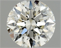 Natural Diamond 0.40 Carats, Round with Excellent Cut, K Color, VVS1 Clarity and Certified by GIA