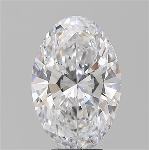 Picture of Natural Diamond 5.03 Carats, Oval with  Cut, D Color, SI1 Clarity and Certified by GIA