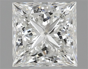 Picture of Natural Diamond 0.75 Carats, Princess with  Cut, I Color, VVS1 Clarity and Certified by GIA