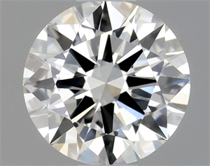 Foto Diamante Natural 0.48 quilates, Redondo , Color F, claridad IF y certificado GIA de