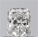 Diamante Natural 0.39 quilates, Radiante , Color E, claridad VVS1 y certificado GIA