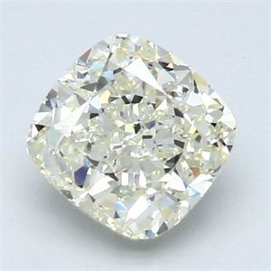 Picture of Natural Diamond 1.70 Carats, Cushion with  Cut, J Color, VVS2 Clarity and Certified by IGI
