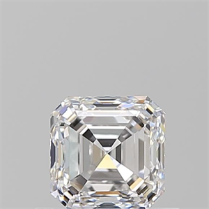 Foto Diamante Natural 0.70 quilates, Asscher , Color F, claridad VS1 y certificado GIA de