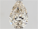 Diamante Natural 0.55 quilates, De pera , Color J, claridad SI1 y certificado GIA