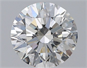 Natural Diamond 2.00 Carats, Round with Excellent Cut, H Color, SI1 Clarity and Certified by GIA