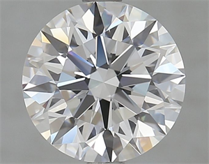 Picture of Lab Grown Diamond 2.51 Carats, Round with Ideal Cut, D Color, IF Clarity and Certified by IGI