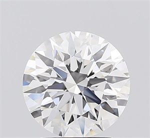 Picture of Lab Grown Diamond 2.07 Carats, Round with Ideal Cut, E Color, VVS1 Clarity and Certified by IGI