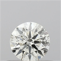 Natural Diamond 0.40 Carats, Round with Very Good Cut, J Color, SI2 Clarity and Certified by IGI