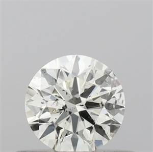 Picture of Natural Diamond 0.40 Carats, Round with Very Good Cut, J Color, SI2 Clarity and Certified by IGI