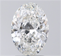 Natural Diamond 1.71 Carats, Oval with  Cut, G Color, VS2 Clarity and Certified by GIA