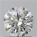 Natural Diamond 0.96 Carats, Round with Excellent Cut, J Color, VS1 Clarity and Certified by GIA