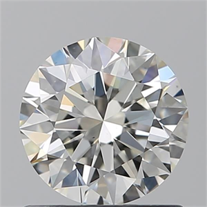 Picture of Natural Diamond 0.96 Carats, Round with Excellent Cut, J Color, VS1 Clarity and Certified by GIA