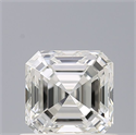 Natural Diamond 0.70 Carats, Asscher with  Cut, F Color, VVS1 Clarity and Certified by IGI