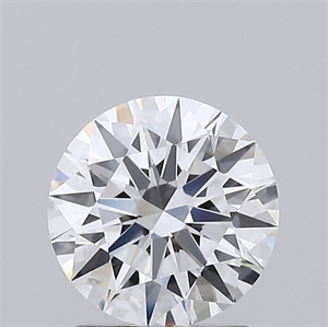 Picture of Lab Grown Diamond 1.42 Carats, Round with Ideal Cut, E Color, SI1 Clarity and Certified by IGI