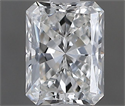 Natural Diamond 0.50 Carats, Radiant with  Cut, G Color, VS2 Clarity and Certified by GIA