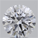 Lab Grown Diamond 3.00 Carats, Round with Excellent Cut, D Color, IF Clarity and Certified by GIA