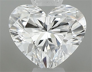 Picture of Natural Diamond 0.37 Carats, Heart with  Cut, E Color, VS1 Clarity and Certified by GIA
