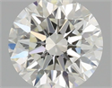 Natural Diamond 0.72 Carats, Round with Very Good Cut, I Color, VVS2 Clarity and Certified by GIA
