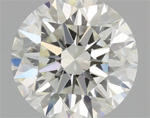 Picture of Natural Diamond 0.72 Carats, Round with Very Good Cut, I Color, VVS2 Clarity and Certified by GIA