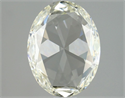 Natural Diamond 1.31 Carats, Oval with  Cut, K Color, VS1 Clarity and Certified by GIA