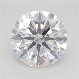 Picture of Lab Grown Diamond 5.22 Carats, Round with Ideal Cut, F Color, IF Clarity and Certified by IGI