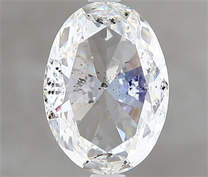 Picture of Natural Diamond 1.50 Carats, Oval with  Cut, F Color, I1 Clarity and Certified by GIA