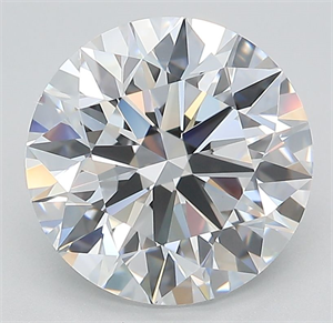 Picture of Lab Grown Diamond 3.68 Carats, Round with Ideal Cut, E Color, VVS1 Clarity and Certified by IGI
