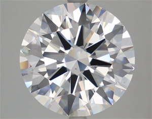 Picture of Lab Grown Diamond 8.01 Carats, Round with Ideal Cut, E Color, VS2 Clarity and Certified by IGI