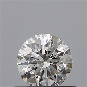 Picture of Natural Diamond 0.42 Carats, Round with Excellent Cut, H Color, IF Clarity and Certified by GIA