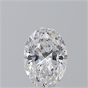 Natural Diamond 2.01 Carats, Oval with  Cut, D Color, SI1 Clarity and Certified by GIA