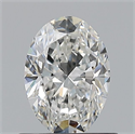 Diamante Natural 0.70 quilates, Ovalado , Color F, claridad VVS2 y certificado GIA