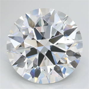 Picture of Lab Grown Diamond 5.19 Carats, Round with Excellent Cut, D Color, VVS1 Clarity and Certified by GIA