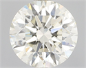 Natural Diamond 0.71 Carats, Round with Excellent Cut, L Color, VS2 Clarity and Certified by GIA