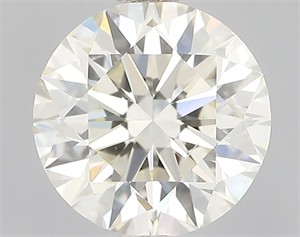 Picture of Natural Diamond 0.71 Carats, Round with Excellent Cut, L Color, VS2 Clarity and Certified by GIA