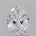 Natural Diamond 1.01 Carats, Oval with  Cut, D Color, VS1 Clarity and Certified by GIA