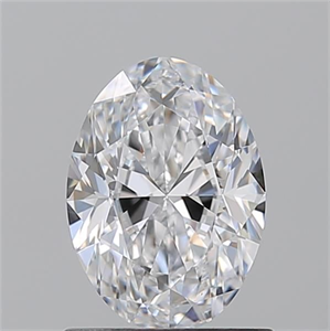 Picture of Natural Diamond 1.01 Carats, Oval with  Cut, D Color, VS1 Clarity and Certified by GIA