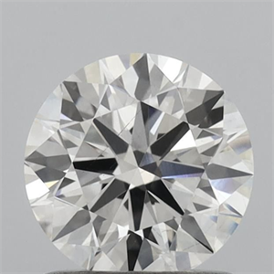 Picture of Lab Grown Diamond 1.04 Carats, Round with Ideal Cut, H Color, VS2 Clarity and Certified by IGI