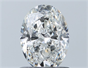Diamante Natural 0.90 quilates, Ovalado , Color F, claridad SI1 y certificado GIA