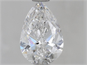Natural Diamond 0.81 Carats, Pear with  Cut, E Color, SI1 Clarity and Certified by GIA